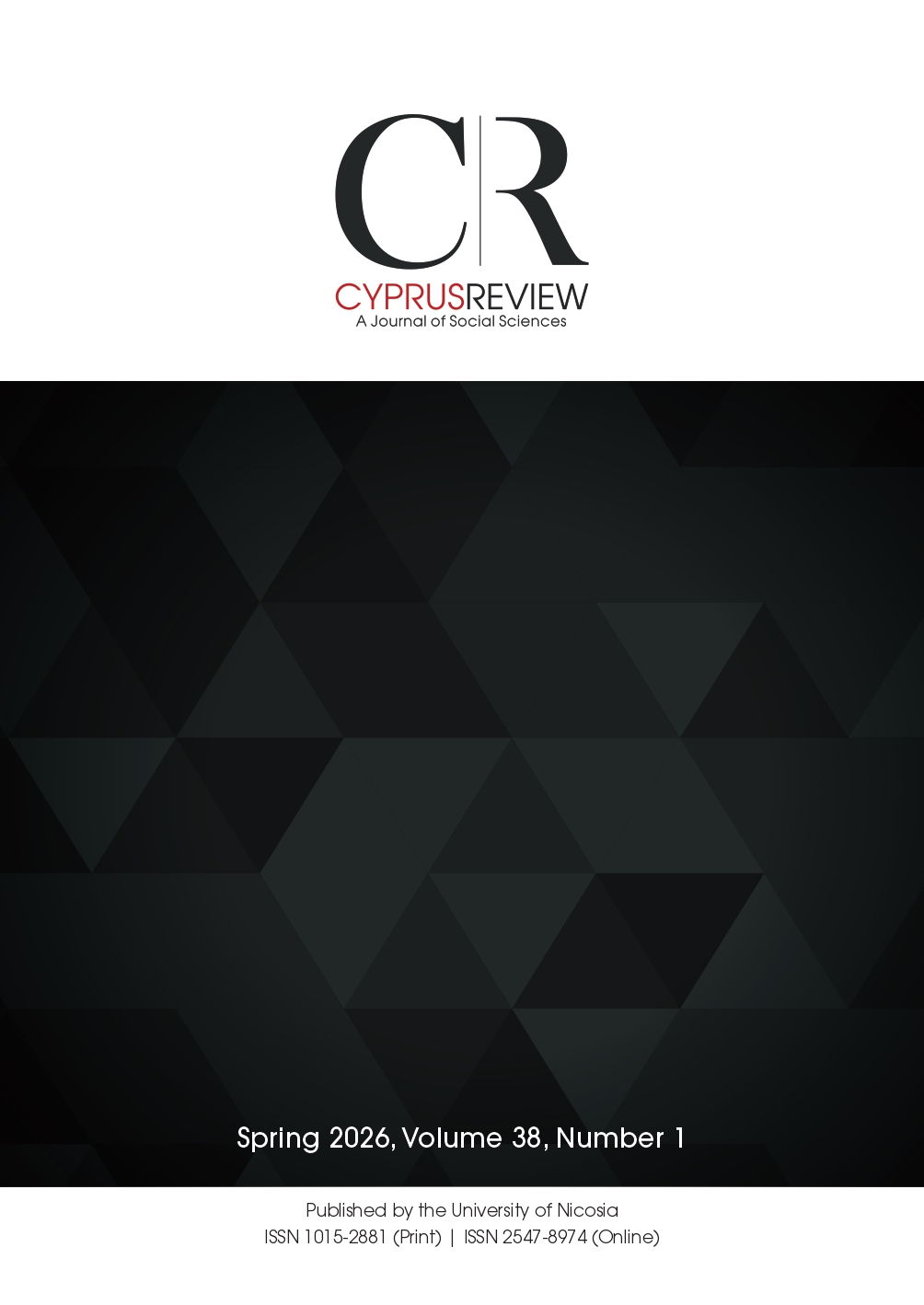 					View Vol. 38 No. 1 (2026): The Cyprus Review Vol. 38(1) (Spring 2026)
				